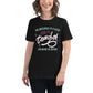 The Influence of a Good Teacher – Neon School Icons Black Motivational Women’s T-Shirt Lifestyle