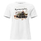 The Journey is My Home (Adventure Van Design) White Motivational Women’s T-Shirt Lifestyle