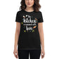 The Kitchen is Seasoned with Love Women’s Motivational Black T-Shirt