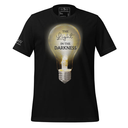 The Light in the Darkness – Radiance Edition Black Motivational Men's T-Shirt