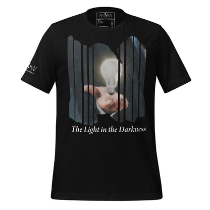 The Light in the Darkness – Visionary Edition Black Motivational Men's T-Shirt