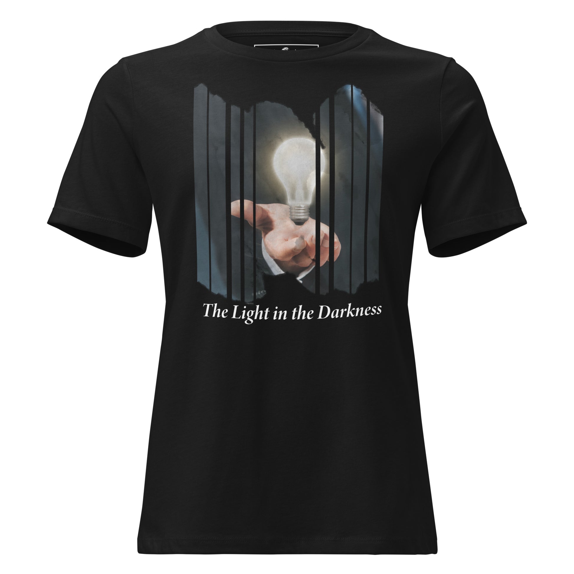 The Light in the Darkness – Visionary Edition Black Motivational Women’s T-Shirt