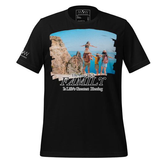 The Love of a Family - Adventure Edition Black Motivational Men's T-Shirt