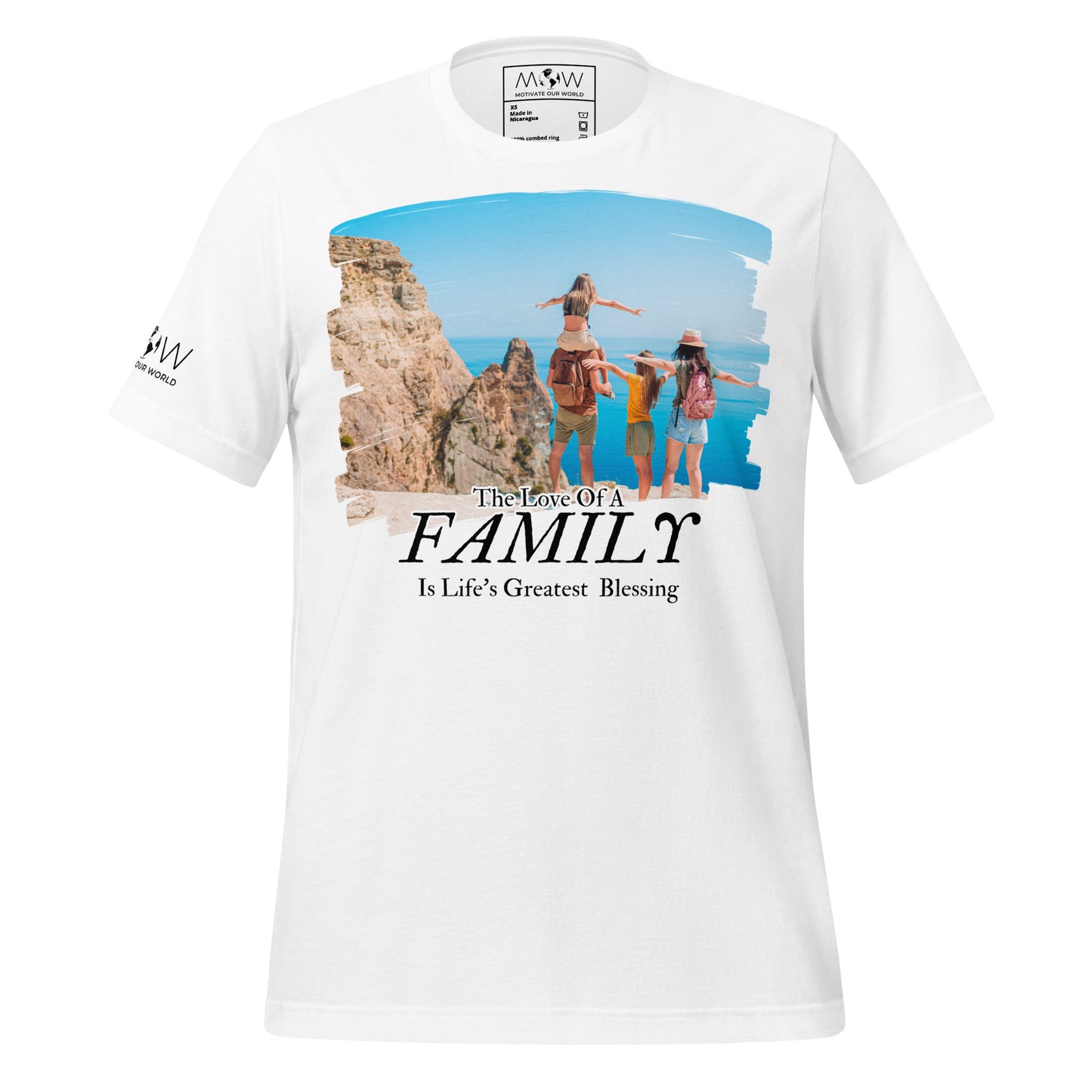 The Love of a Family - Adventure Edition White Motivational Men's T-Shirt