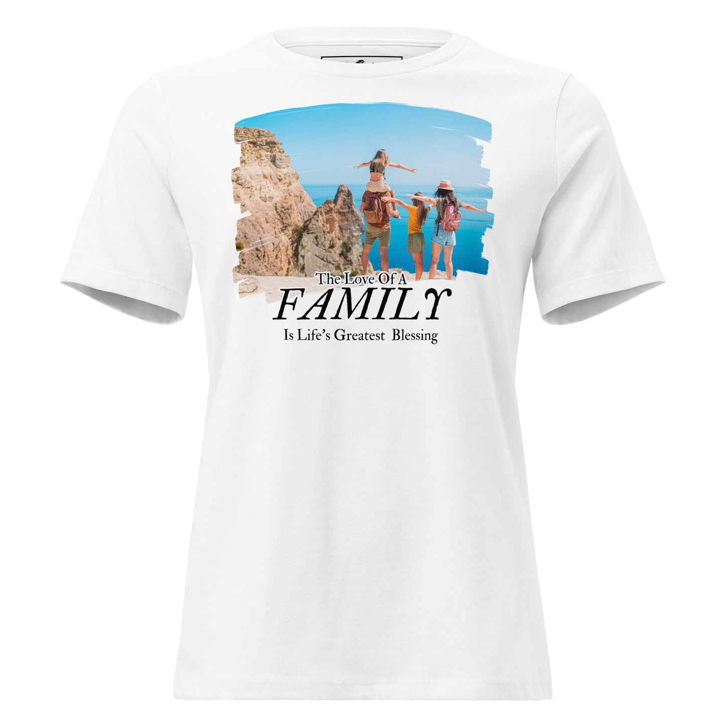 The Love of a Family - Adventure Edition White Motivational Women’s T-Shirt