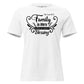 "The Love of a Family" White Motivational Women’s T-Shirt