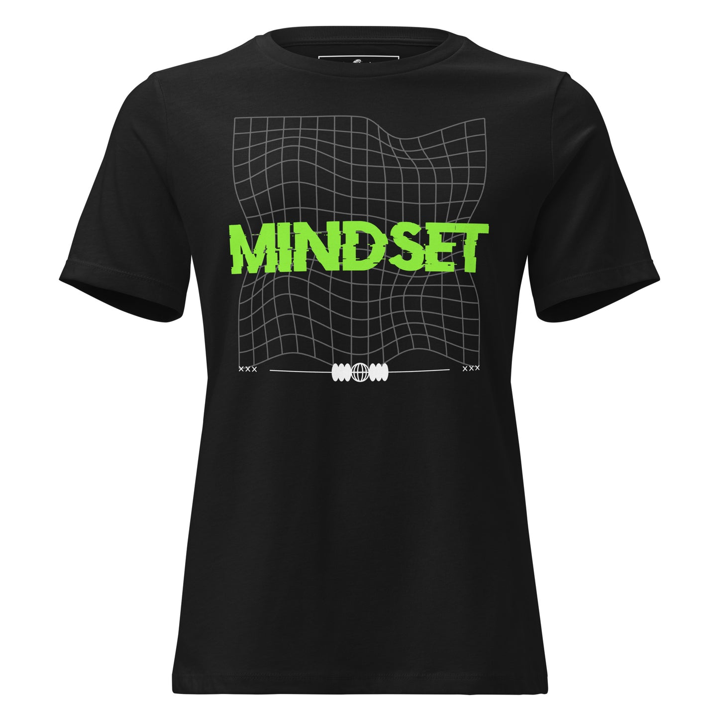The Mindset Black Motivational Women’s T-Shirt