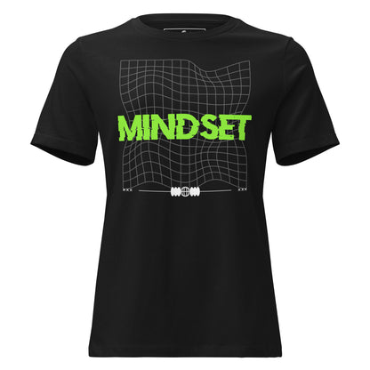 The Mindset Black Motivational Women’s T-Shirt