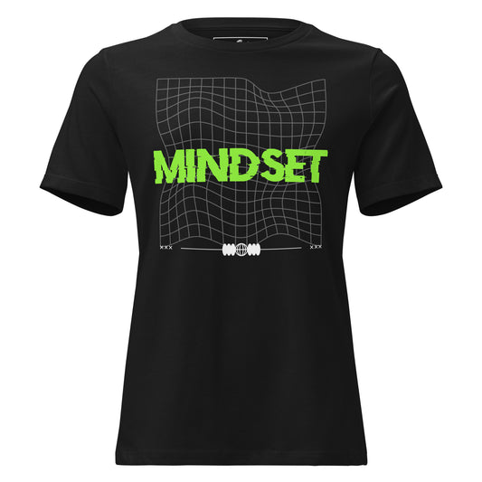 The Mindset Black Motivational Women’s T-Shirt