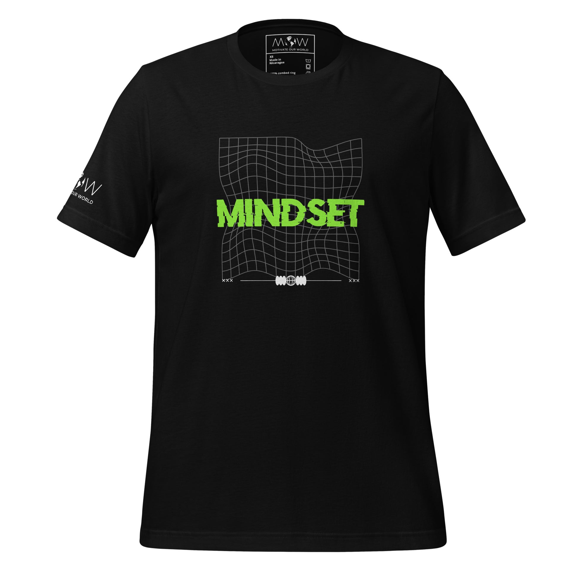 The Mindset Men's Motivational Black T-Shirt