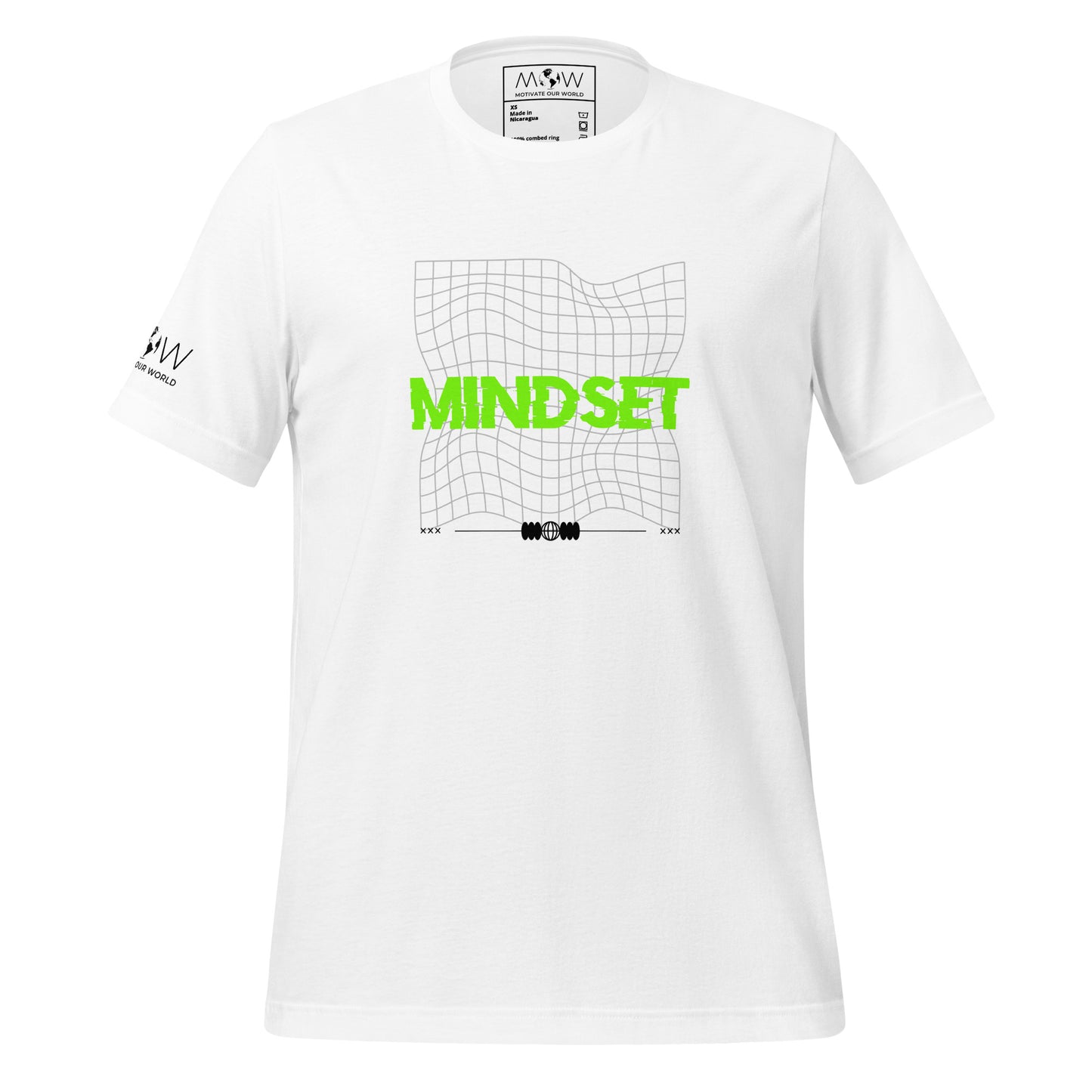 The Mindset Men's Motivational White T-Shirt