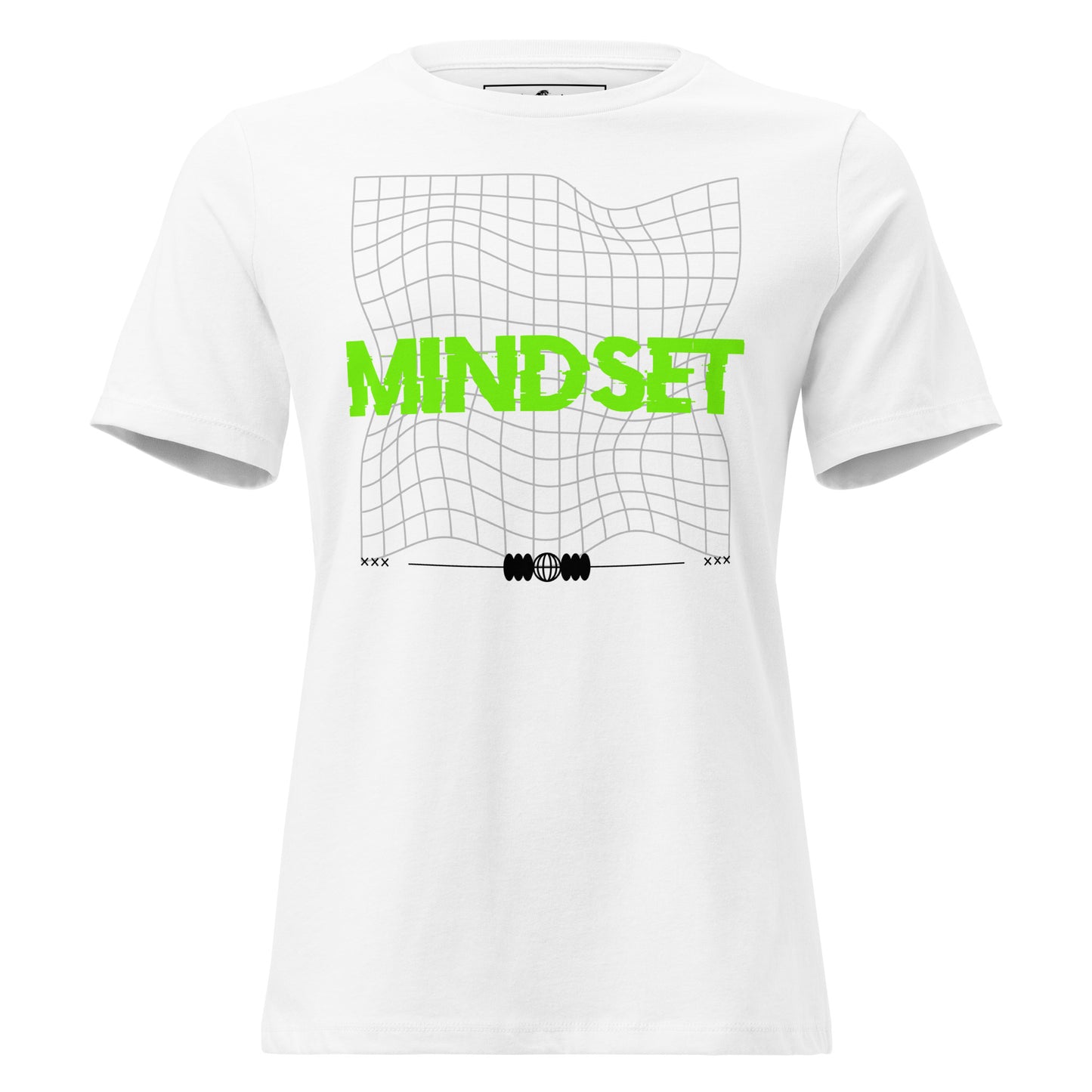 The Mindset White Motivational Women’s T-Shirt