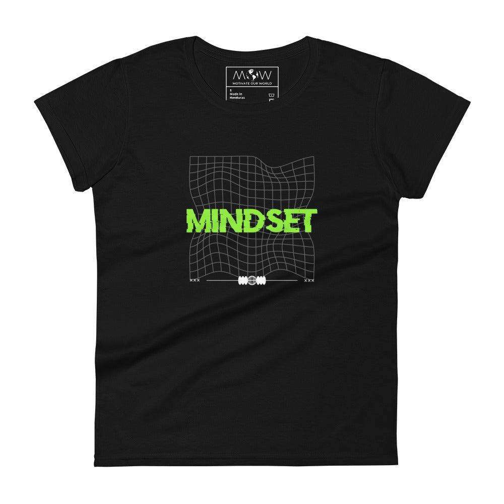 The Mindset Women’s Motivational Black T-Shirt
