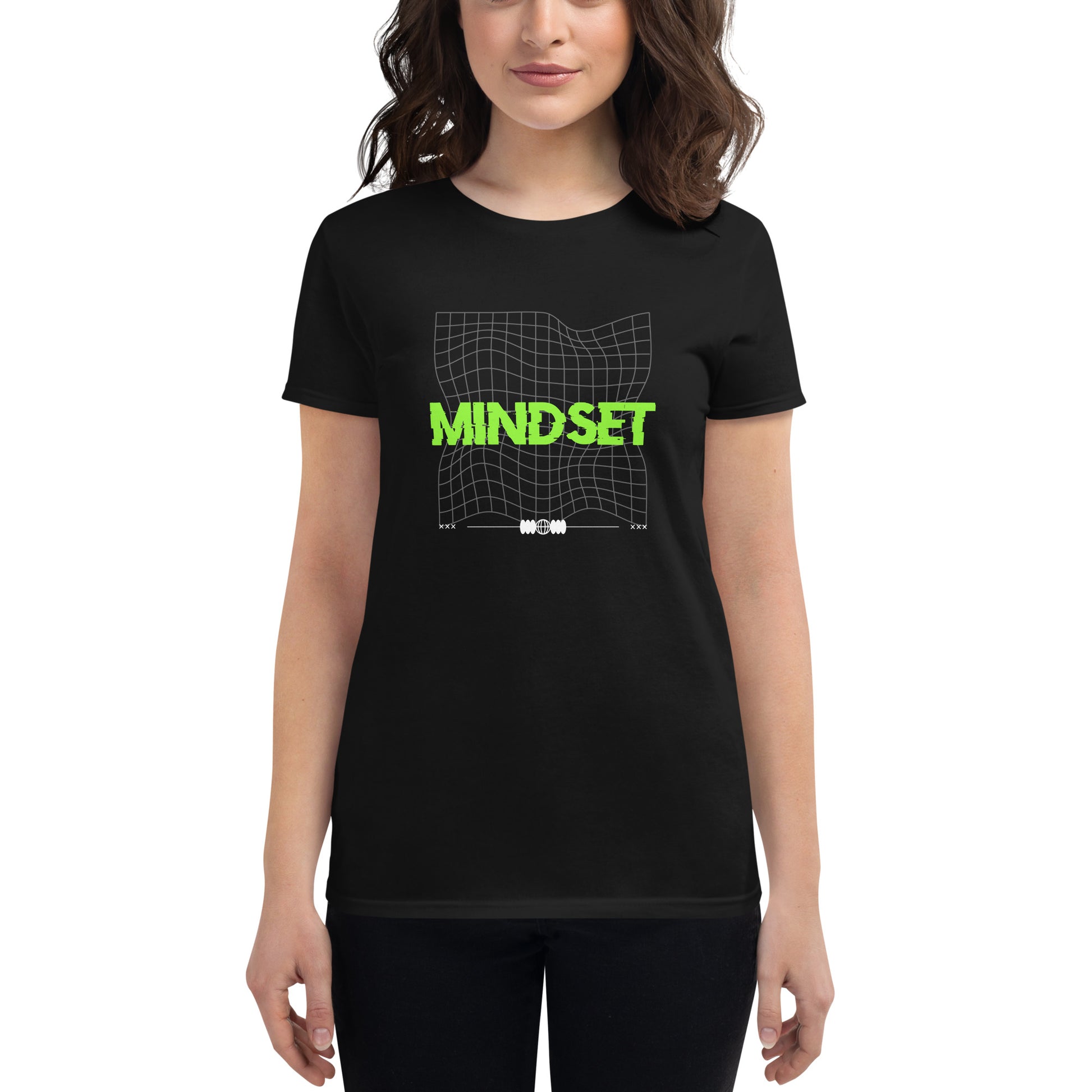 The Mindset Women’s Motivational Black T-Shirt