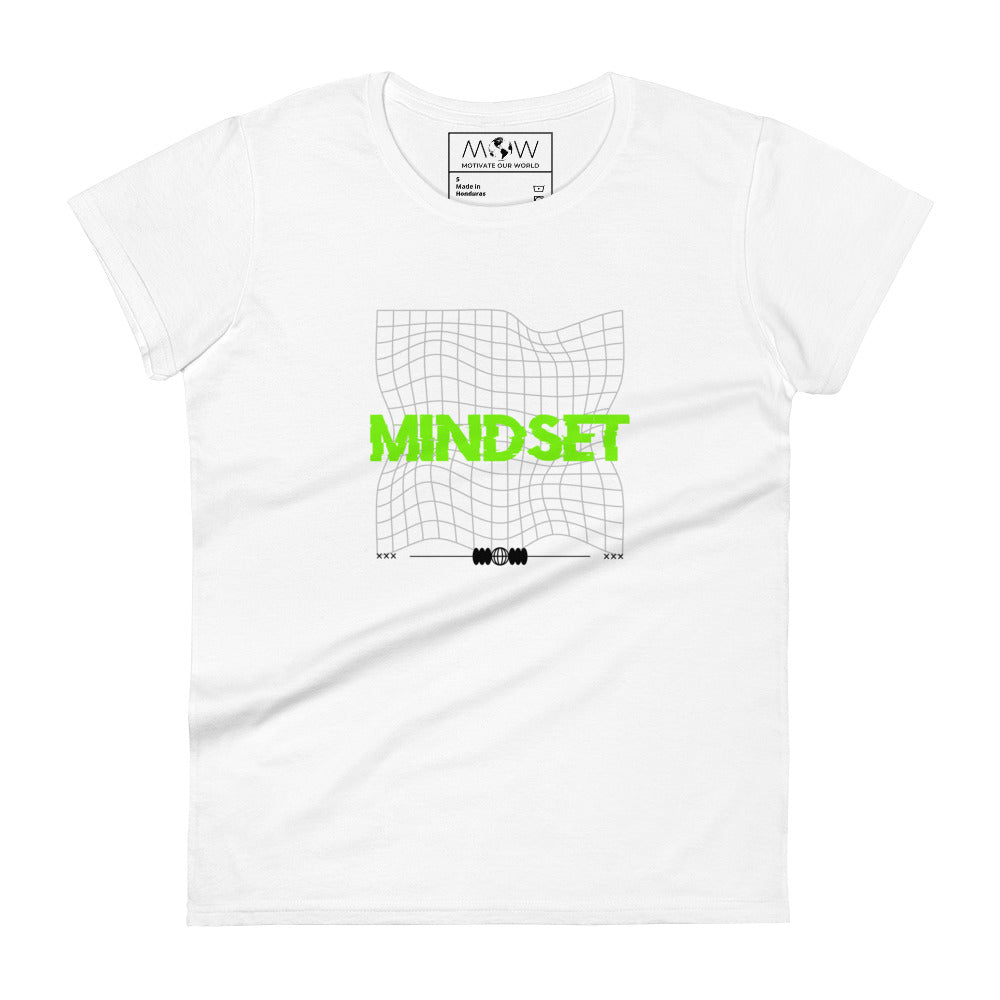 The Mindset Women’s Motivational White T-Shirt