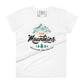 The Mountains Are Calling Women’s Motivational White T-Shirt