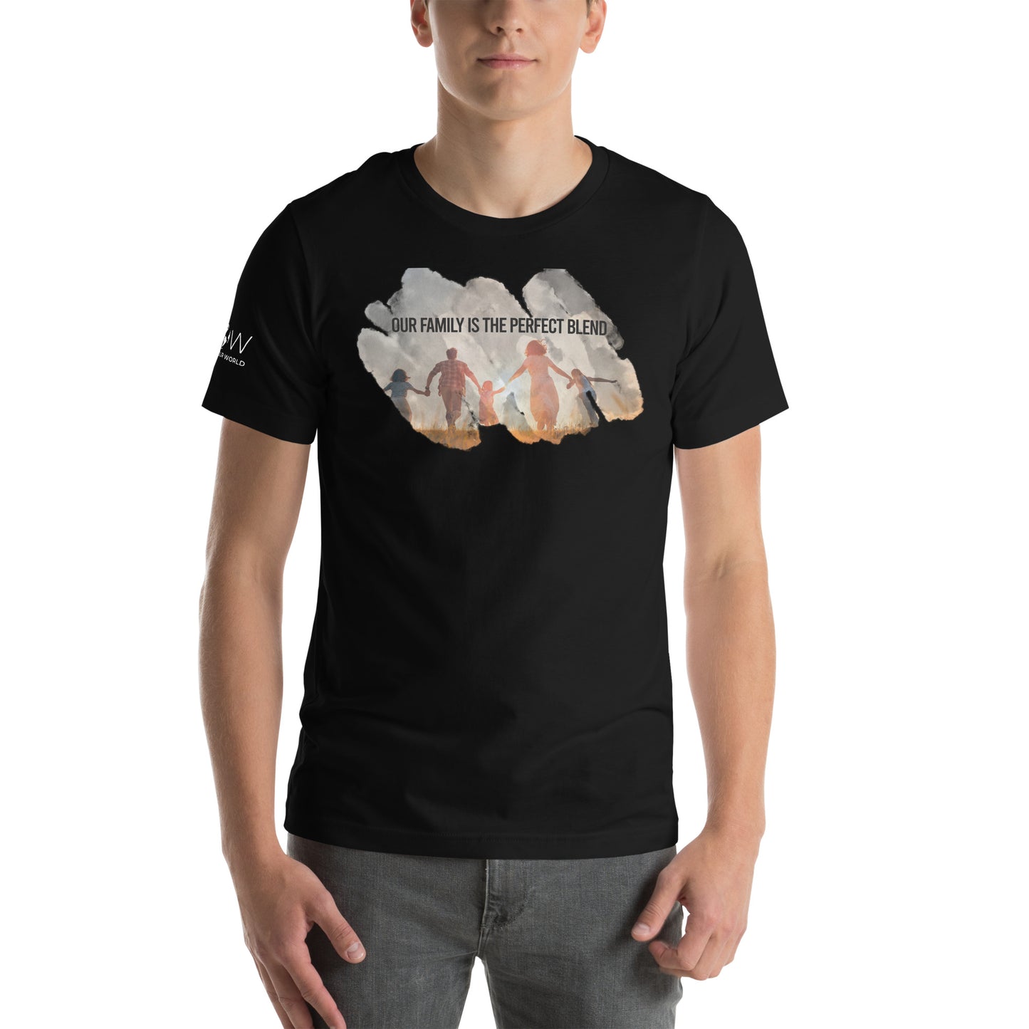 The Perfect Blend - Running to The Sunset Black Motivational Men's T-Shirt Lifestyle