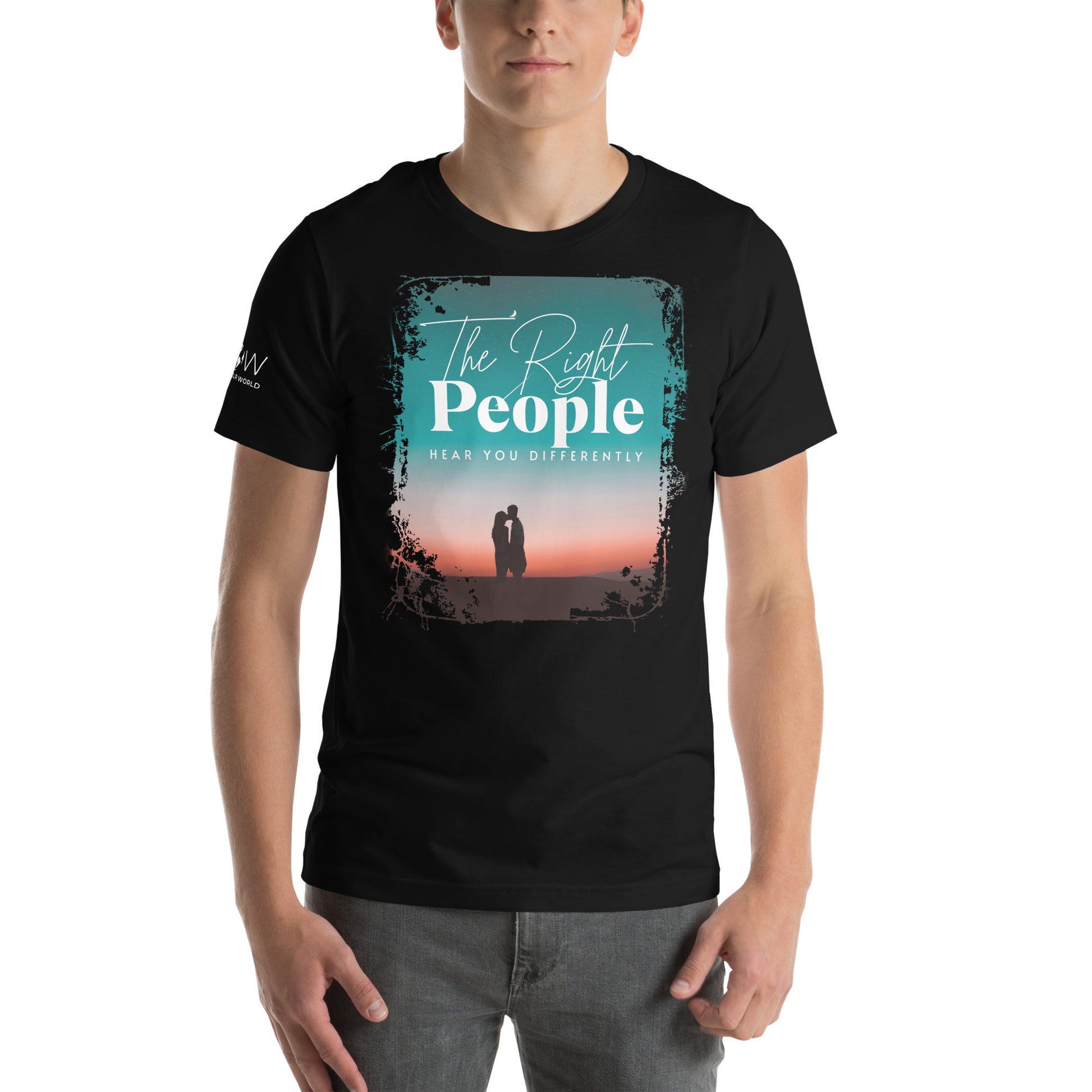 The Right People Hear You Differently – Twilight Edition Black Motivational Men's T-Shirt
