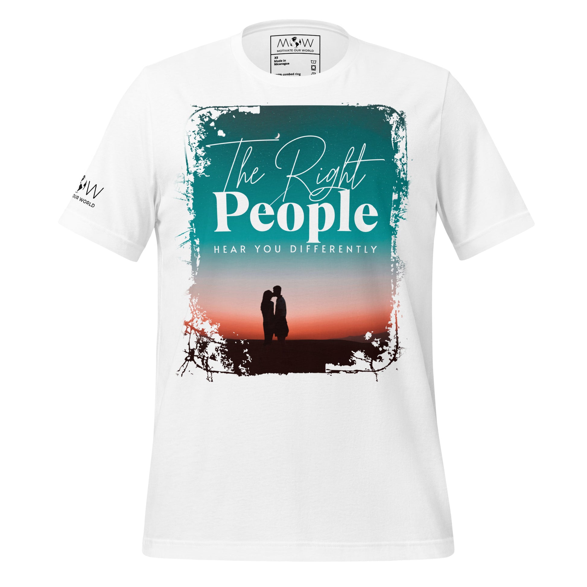 The Right People Hear You Differently – Twilight Edition White Motivational Men's T-Shirt