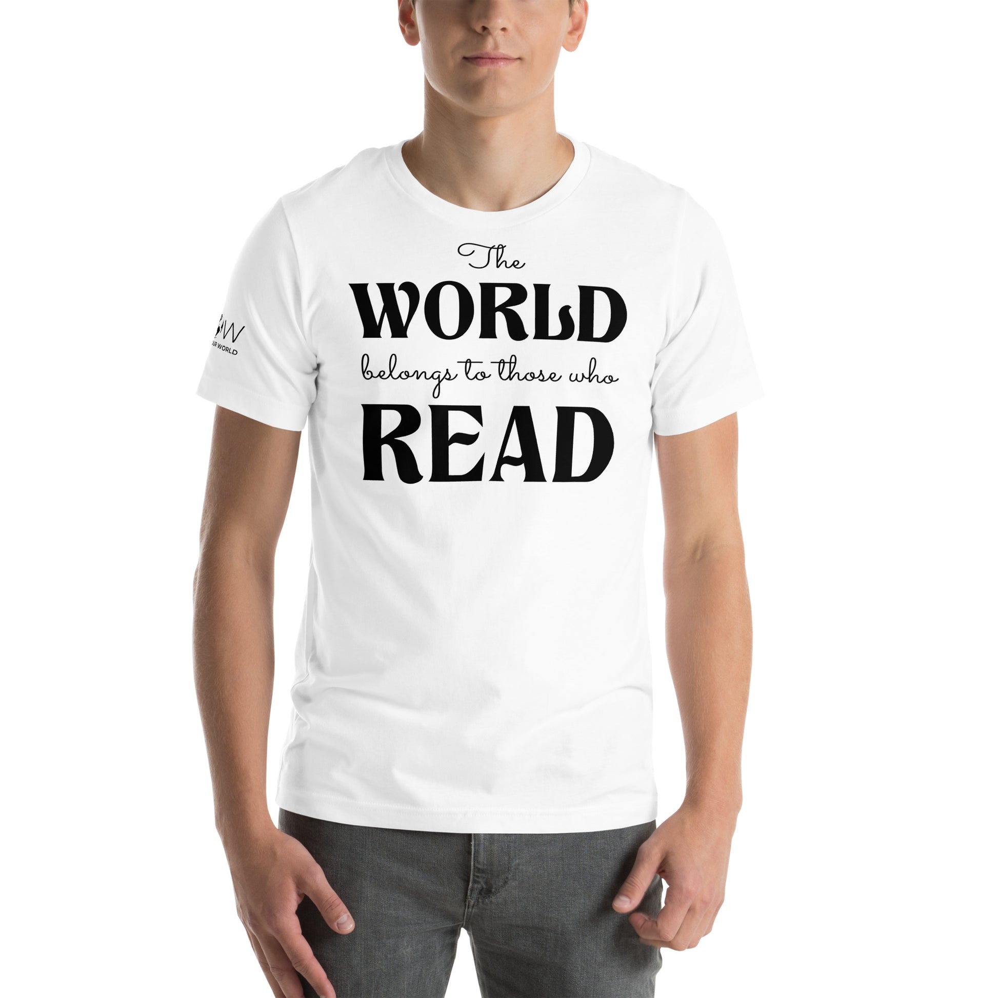 The World Belongs to White Motivational Men's T-Shirt