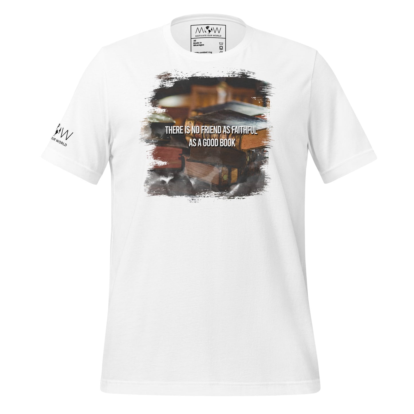 "There Is No Friend" White Motivational Men's T-Shirt