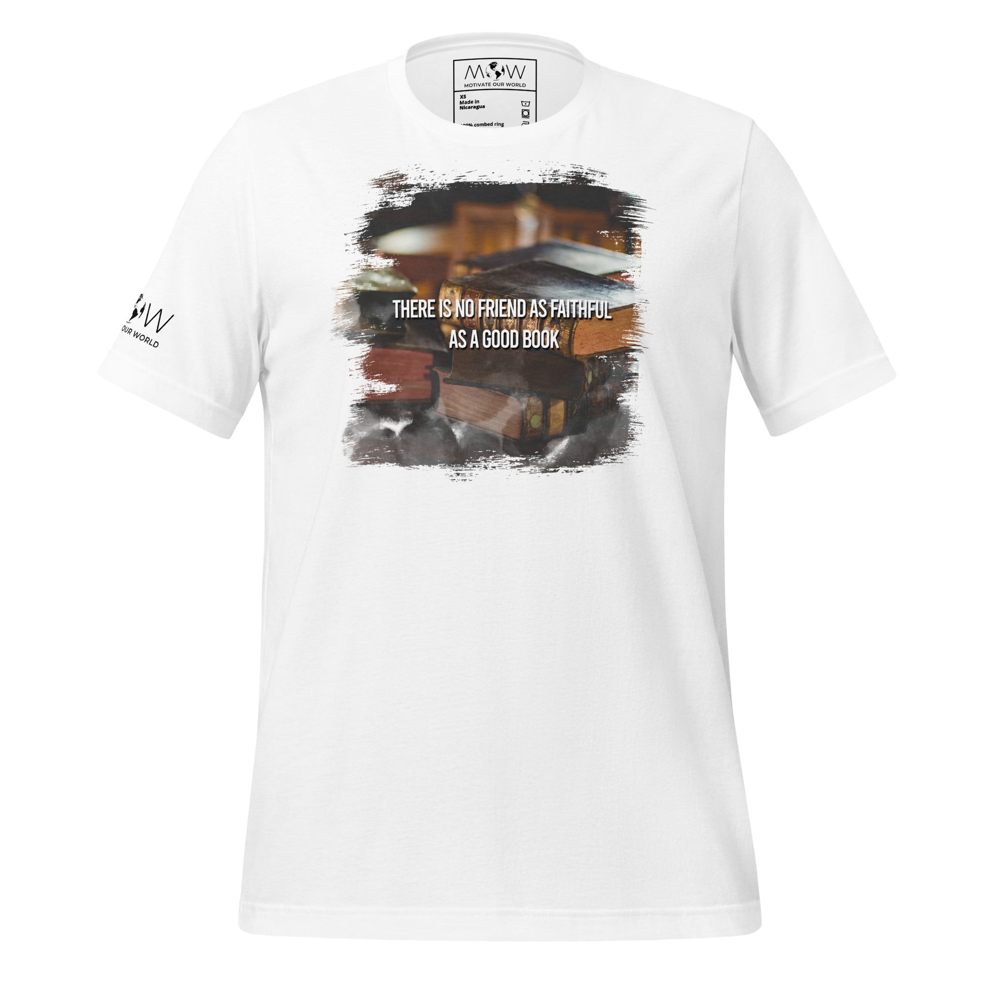 "There Is No Friend" White Motivational Men's T-Shirt