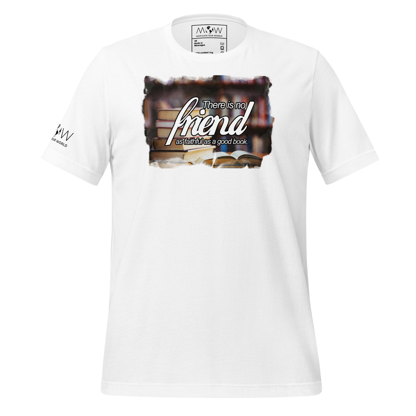 "There Is No Friend as Faithful" White Motivational Men's T-Shirt