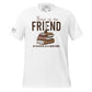 "There Is No Friend as Faithful as a Good Book" White Motivational Men's T-Shirt