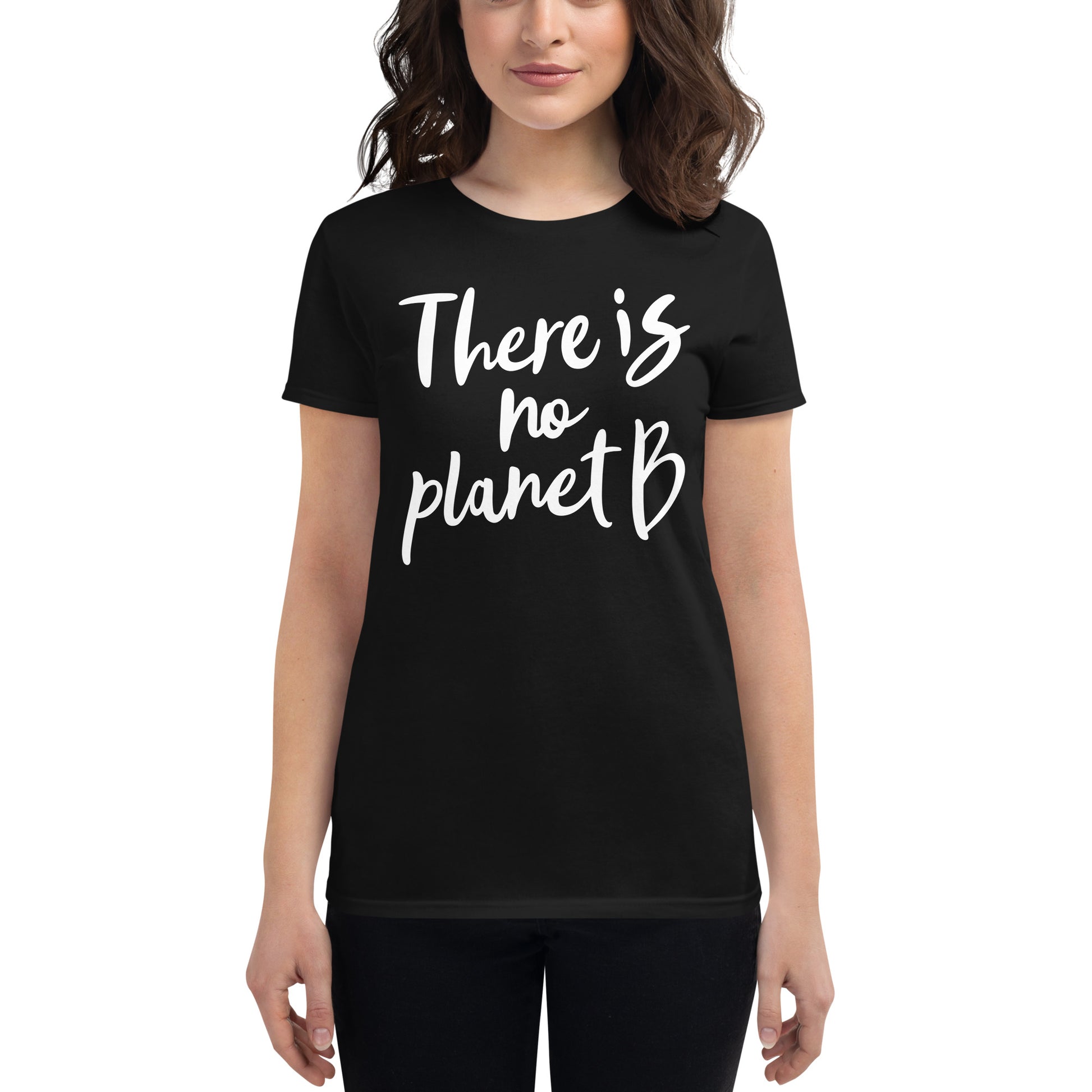 There Is No Plan B Women’s Motivational Black T-Shirt