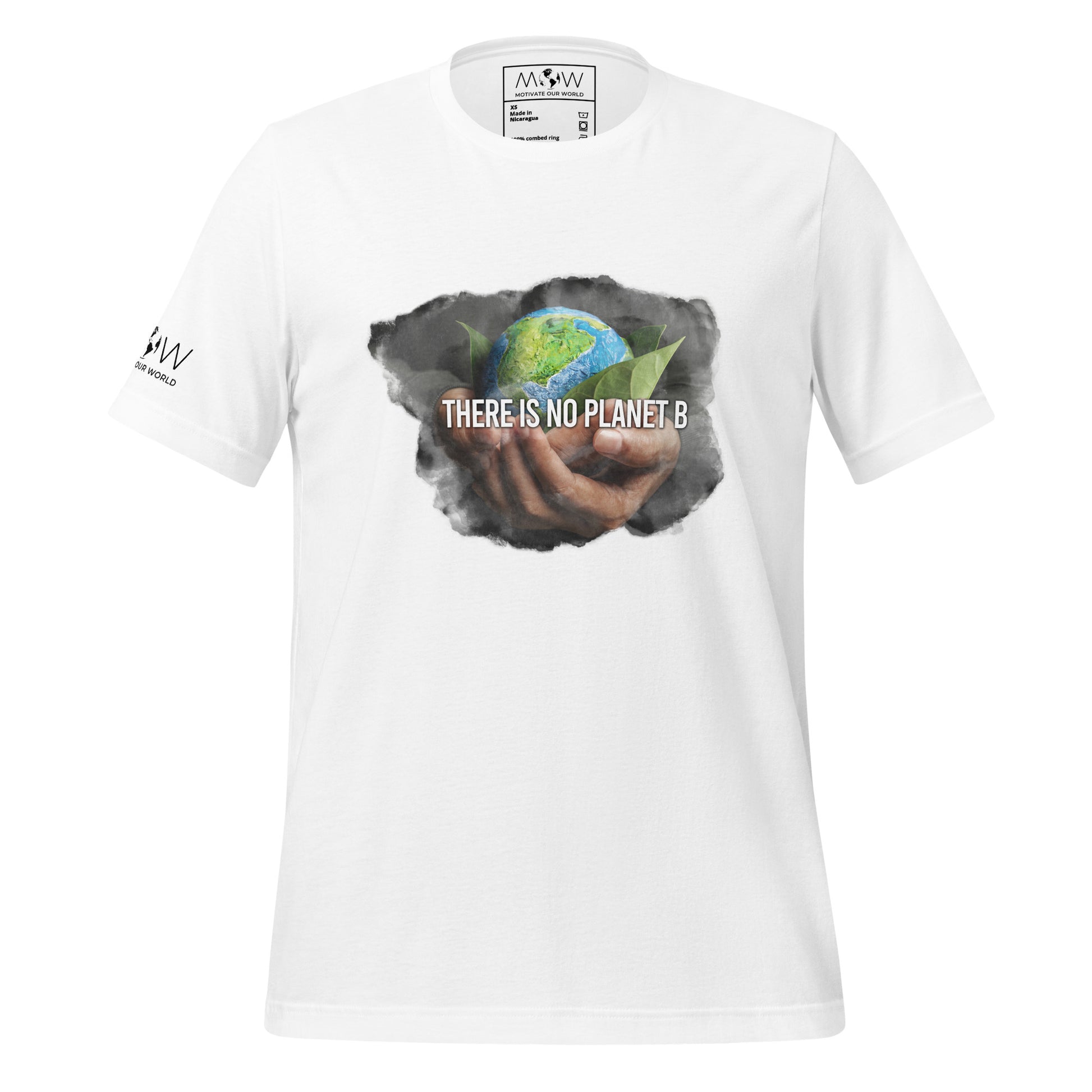 There Is No Planet B Men's Motivational White T-Shirt