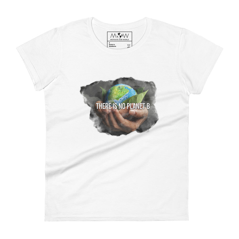 There Is No Planet B Women’s Motivational White T-Shirt