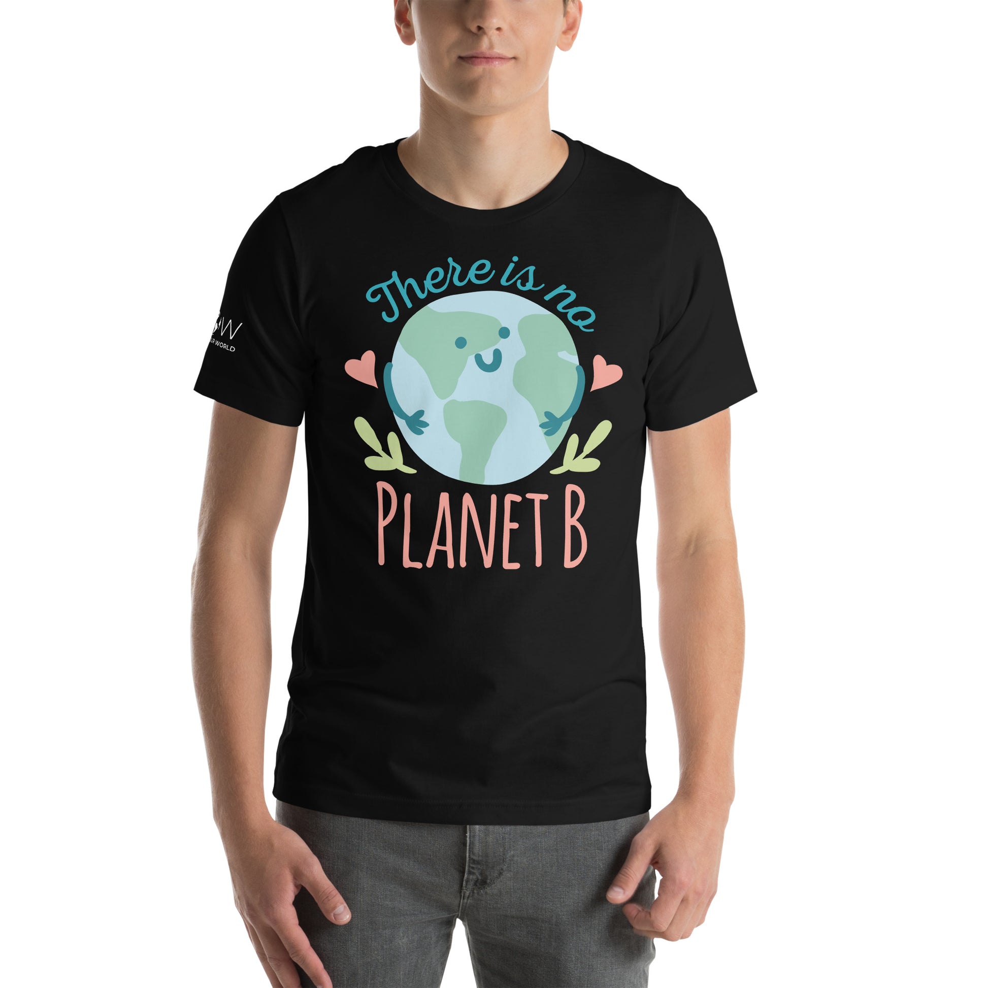 There Is No Planet B Men's Motivational Black T-Shirt