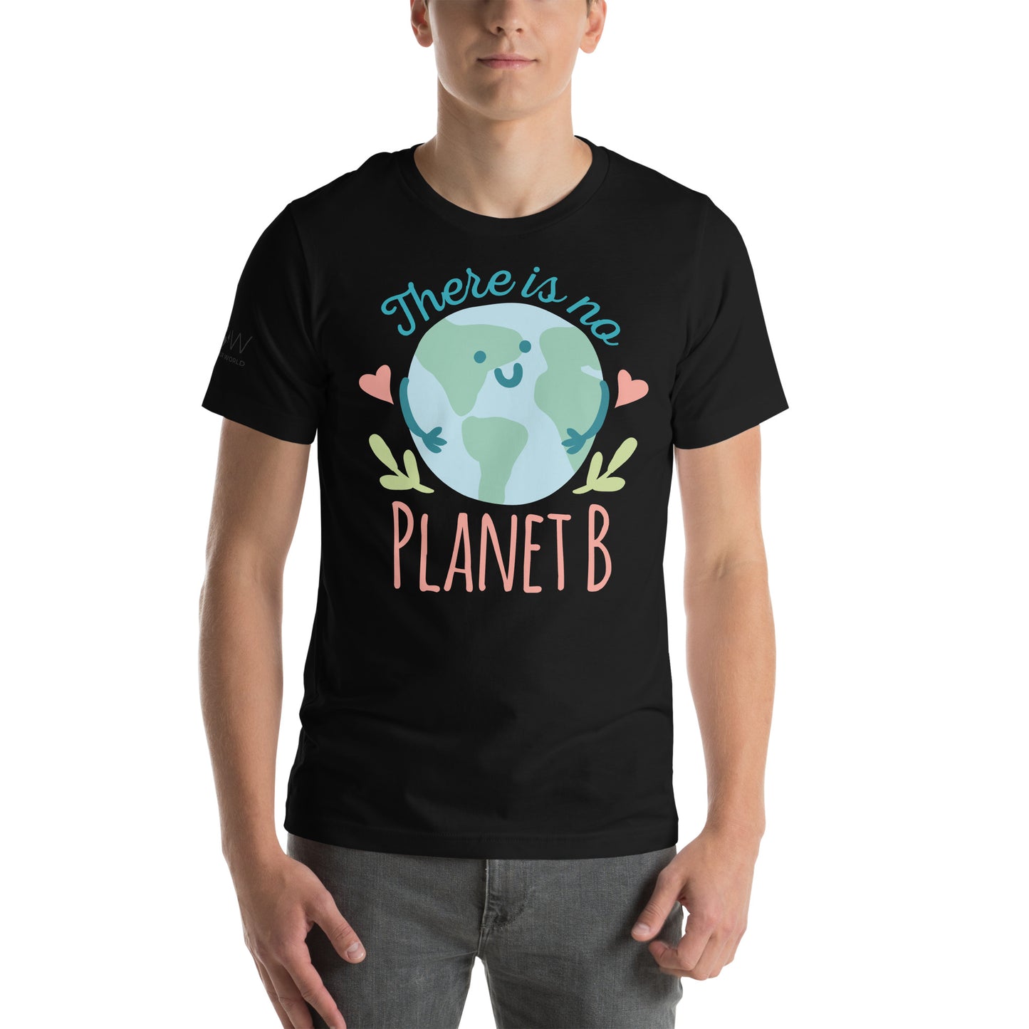 There Is No Planet B Men's Motivational Black T-Shirt