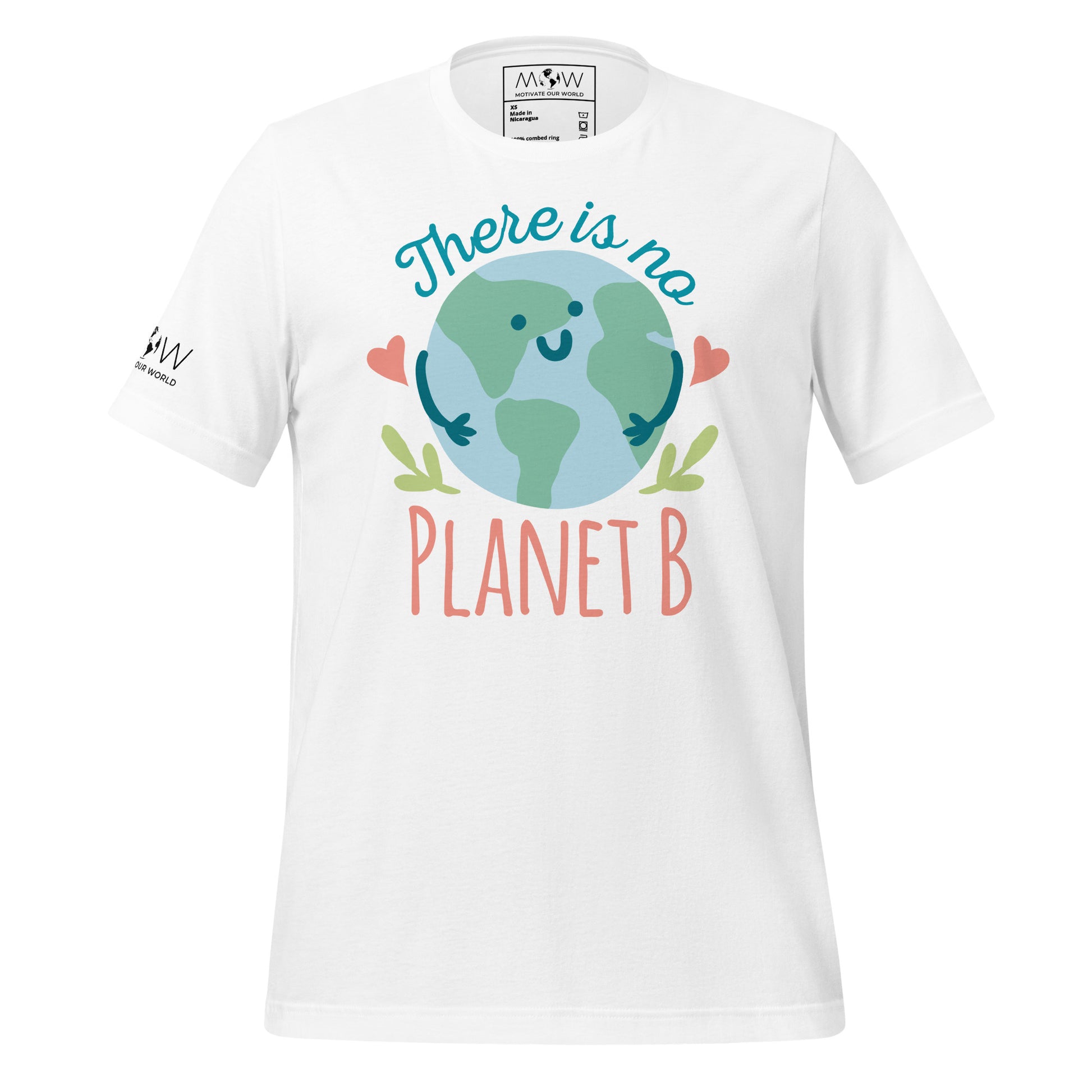 There Is No Planet B Men's Motivational White T-Shirt