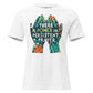 There is Power in Persistent Prayer (Hands Design) White Motivational Women’s T-Shirt Lifestyle