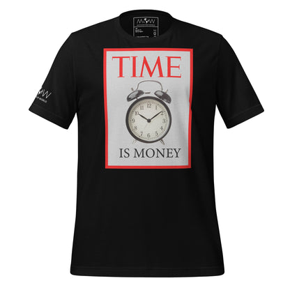 Time is Money IV Men's Motivational Black T-Shirt