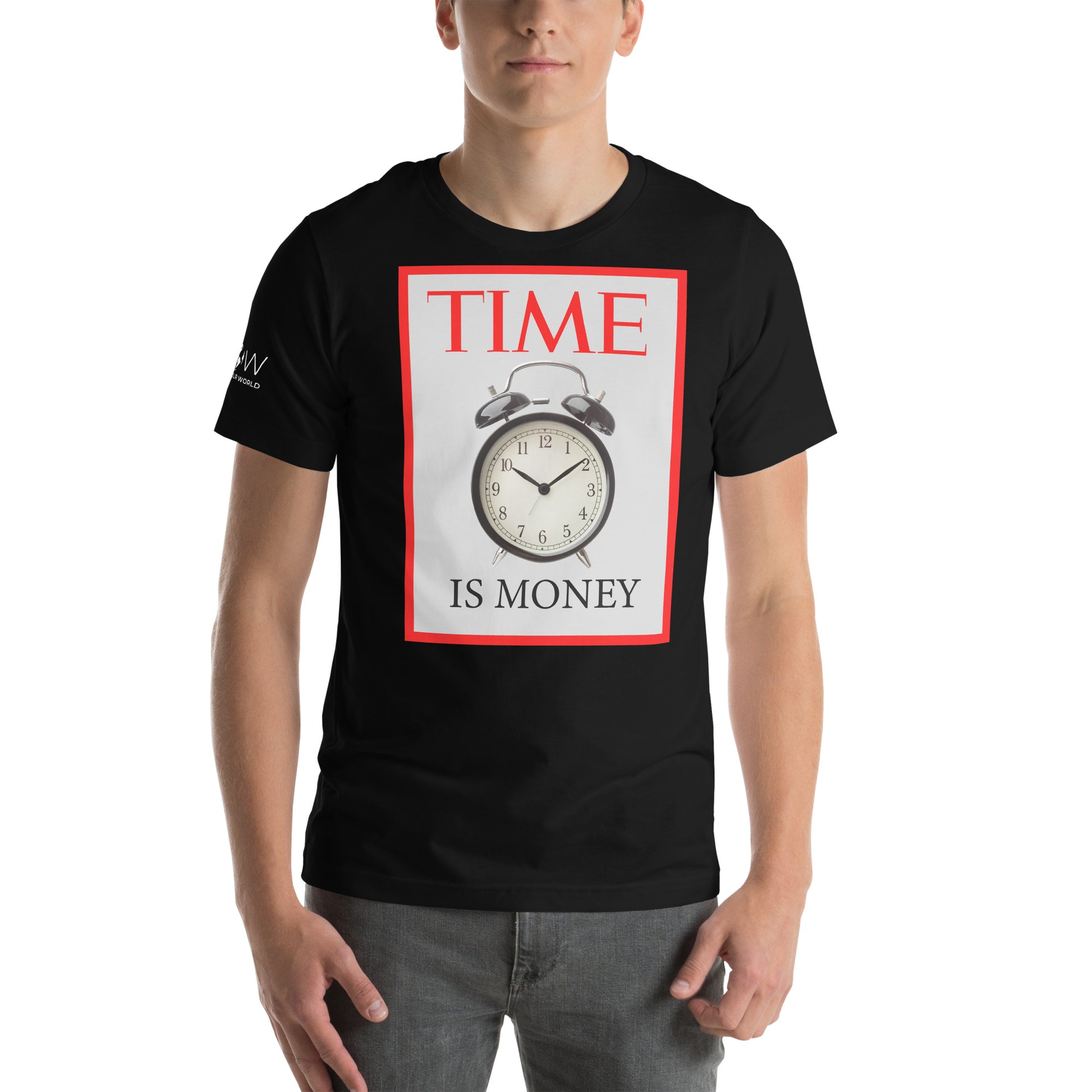 Time is Money IV Men's Motivational Black T-Shirt