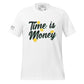 Time is Money Men's Motivational White T-Shirt