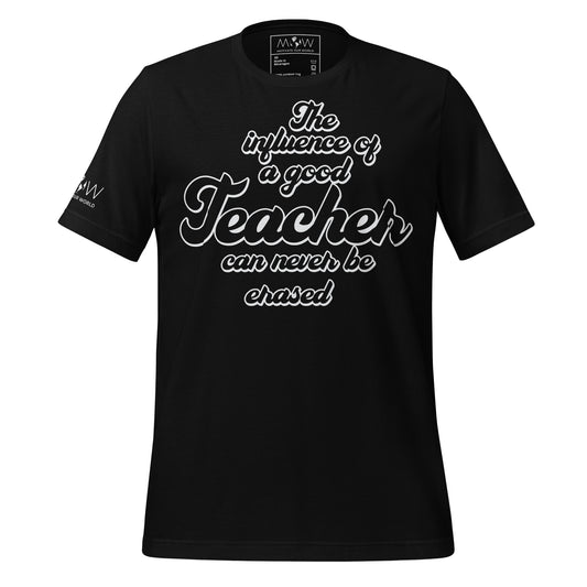 Timeless Teacher Impact Men's Motivational Black T-Shirt