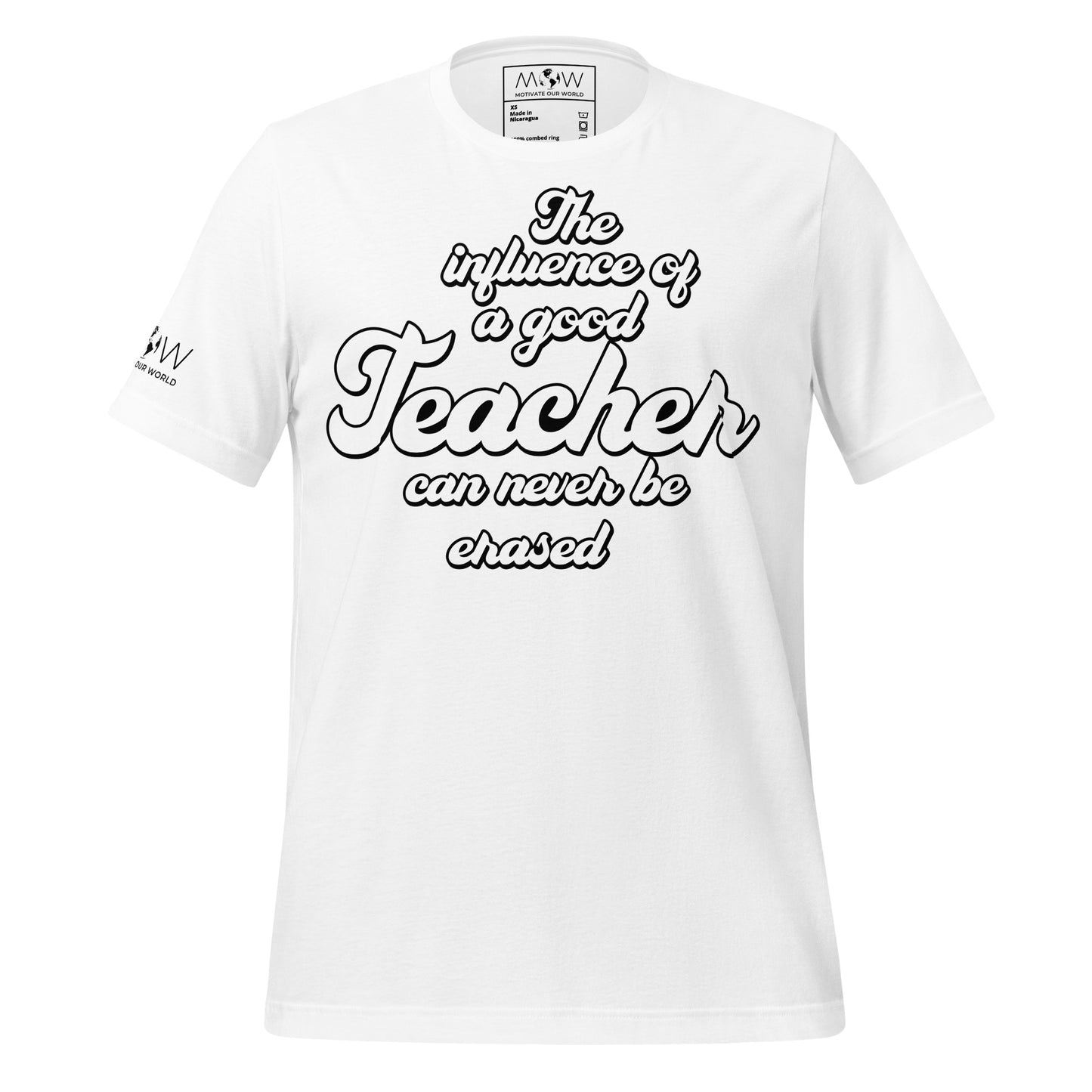 Timeless Teacher Impact Men's Motivational White T-Shirt