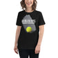 "To Be the Best" Tennis Black Motivational Women’s T-Shirt Lifestyle