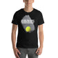 "To Be the Best" Tennis Motivational Black T-Shirt