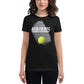"To Be the Best You Must Handle the Worst" Tennis Women’s Motivational Black T-Shirt