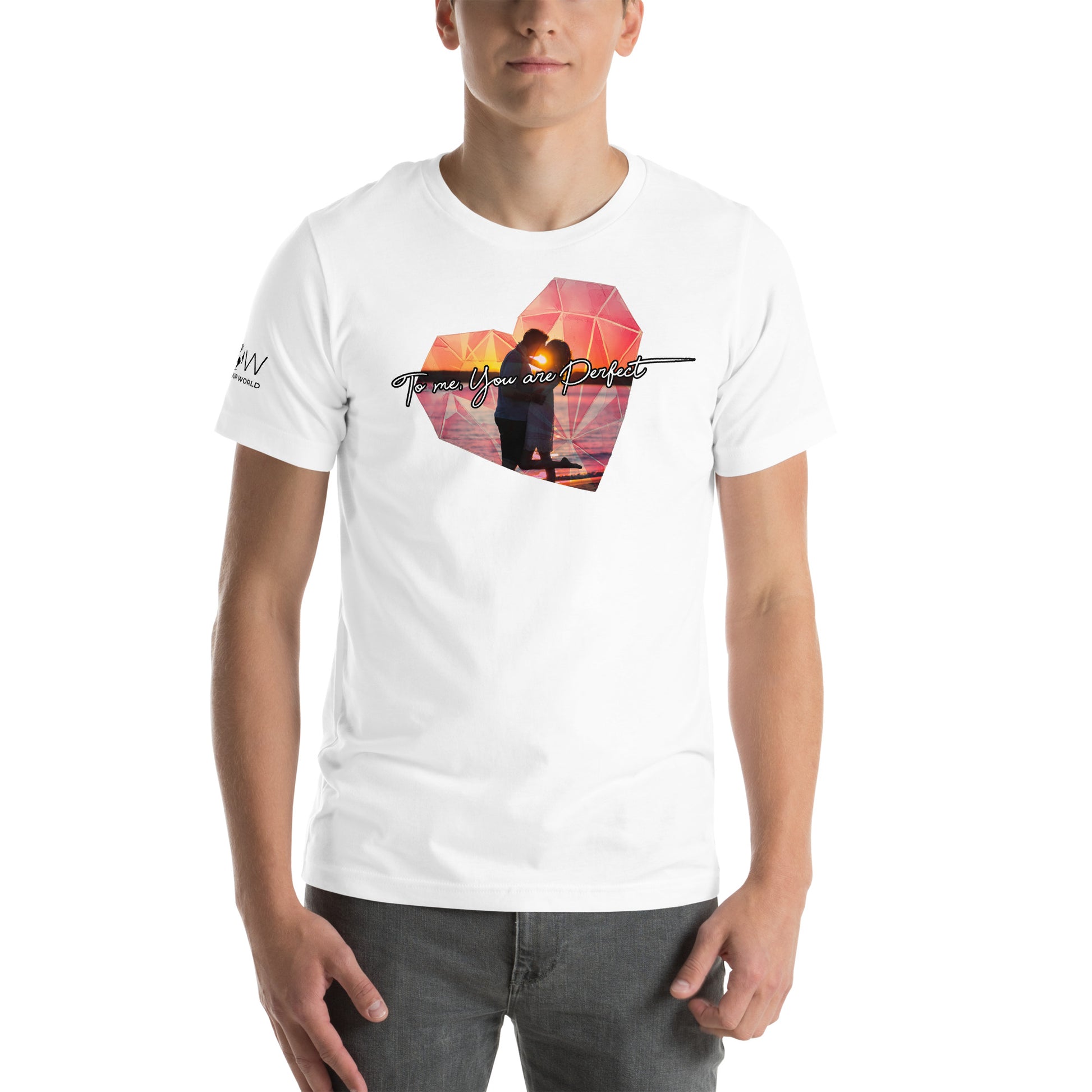 To Me, You Are Perfect – Sunset Diamond Edition White Motivational Men's T-Shirt