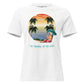 To Travel Is To Live Beach Escape White Motivational Women’s T-Shirt