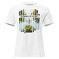 To Travel Is To Live Palm Flight White Motivational Women’s T-Shirt