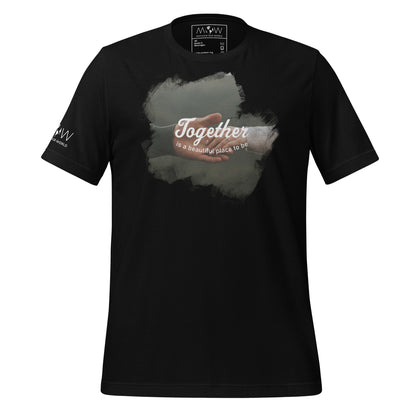 Together Is a Beautiful Black Motivational Men's T-Shirt
