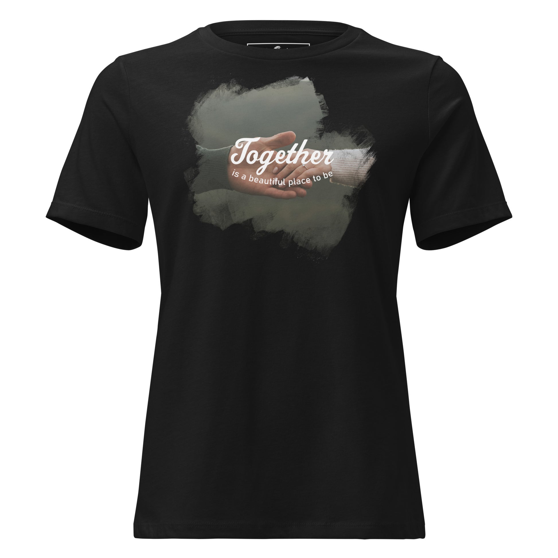 Together Is a Beautiful Black Motivational Women’s T-Shirt