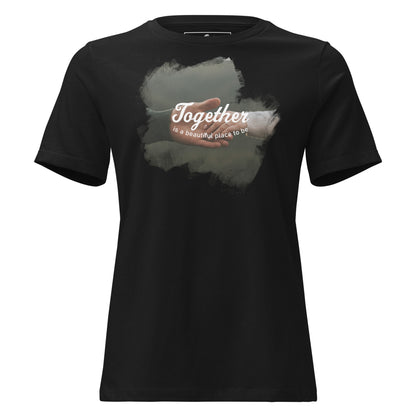 Together Is a Beautiful Black Motivational Women’s T-Shirt