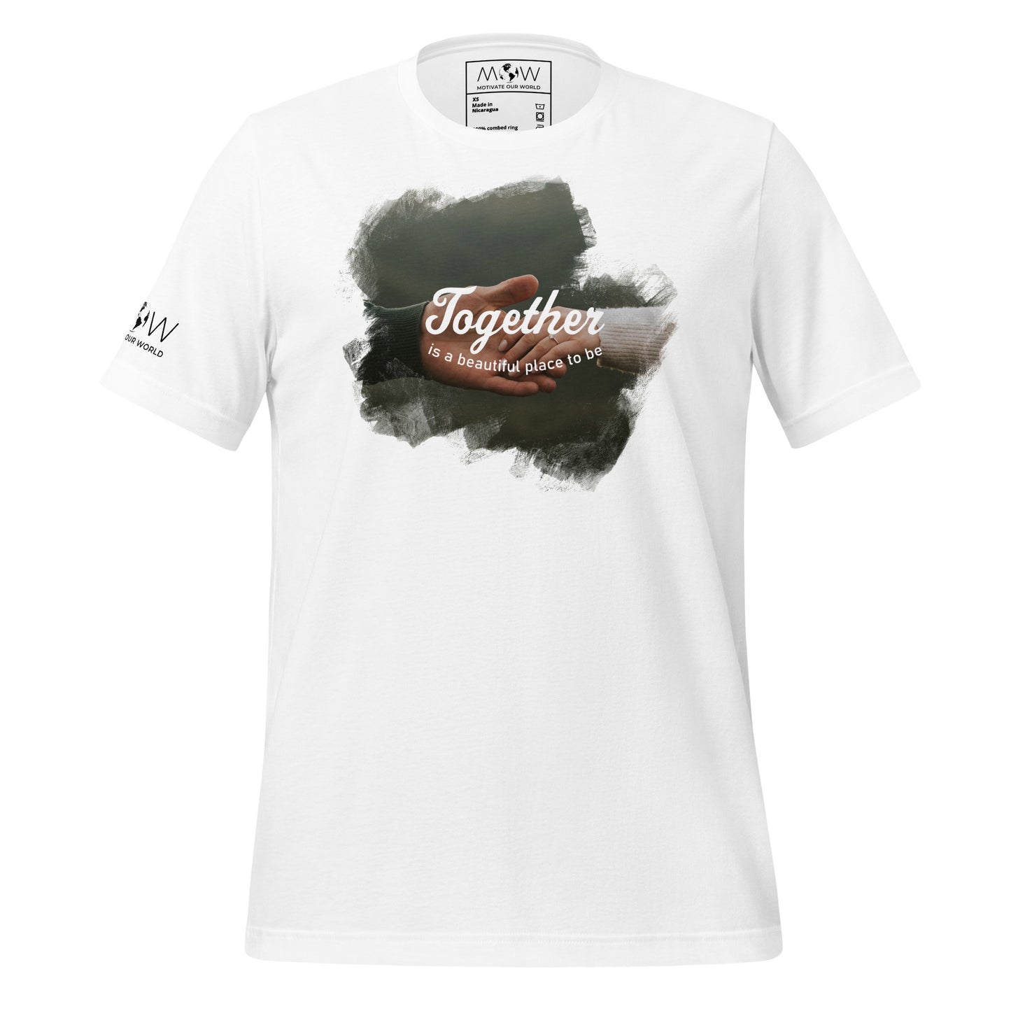 Together Is a Beautiful White Motivational Men's T-Shirt